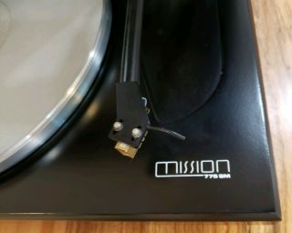 Rare Mission 775SM Turntable Mission Tonearm Alpha 1 Monster Cable Cartridge 5