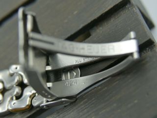 Vintage watch mens Steel Gold TAG Heuer link SEL 200m S95.  206 Quartz RARE 42mm 11