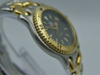 Vintage watch mens Steel Gold TAG Heuer link SEL 200m S95.  206 Quartz RARE 42mm 5
