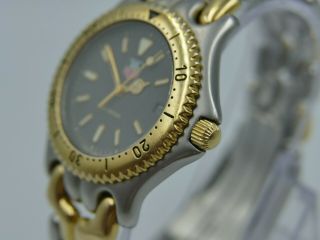 Vintage watch mens Steel Gold TAG Heuer link SEL 200m S95.  206 Quartz RARE 42mm 6