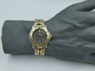 Vintage watch mens Steel Gold TAG Heuer link SEL 200m S95.  206 Quartz RARE 42mm 8