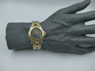 Vintage watch mens Steel Gold TAG Heuer link SEL 200m S95.  206 Quartz RARE 42mm 9