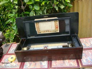 Antique 19th Century Cylinder Music Box