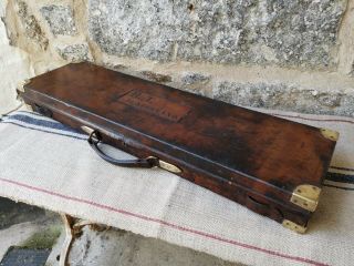 An Antique Tan Leather Gun Case for Stephen Grant & Sons 11