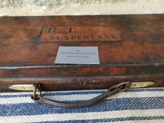 An Antique Tan Leather Gun Case For Stephen Grant & Sons
