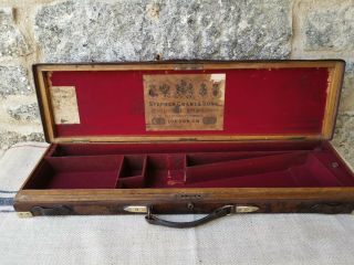 An Antique Tan Leather Gun Case for Stephen Grant & Sons 2