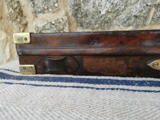 An Antique Tan Leather Gun Case for Stephen Grant & Sons 3