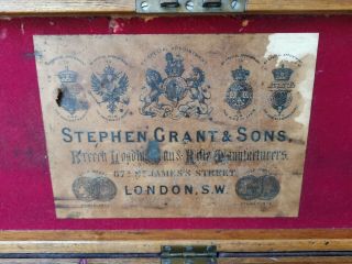 An Antique Tan Leather Gun Case for Stephen Grant & Sons 5