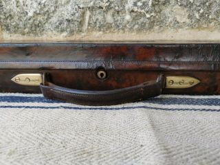 An Antique Tan Leather Gun Case for Stephen Grant & Sons 9