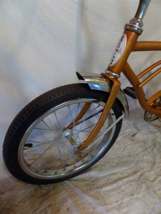 1968 SCHWINN STINGRAY MIDGET MINI MUSCLE BIKE VINTAGE KRATE COPPERTONE DELUXE 16 11