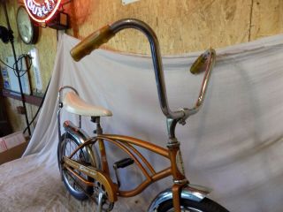 1968 SCHWINN STINGRAY MIDGET MINI MUSCLE BIKE VINTAGE KRATE COPPERTONE DELUXE 16 6