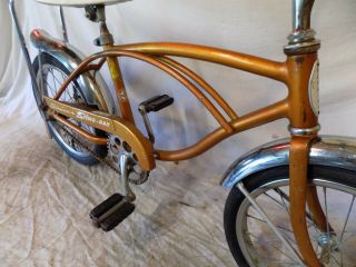 1968 SCHWINN STINGRAY MIDGET MINI MUSCLE BIKE VINTAGE KRATE COPPERTONE DELUXE 16 9