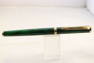 Vintage Waterman Preface Forest Green Fine Fountain Pen,  GT 3