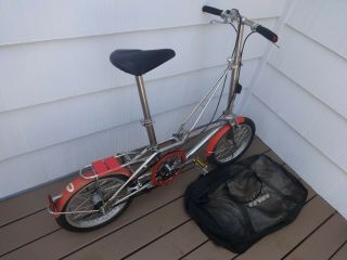1981 FIRST YEAR MADE Vintage DAHON CALIFORNIA Stainless Steel 3 sp.  folding Bike 11