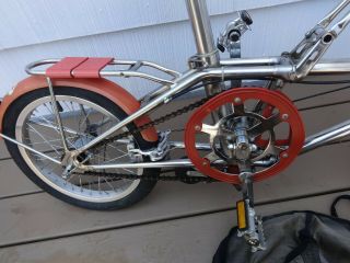1981 FIRST YEAR MADE Vintage DAHON CALIFORNIA Stainless Steel 3 sp.  folding Bike 12