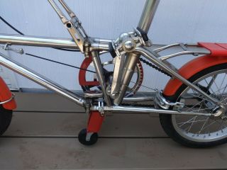 1981 FIRST YEAR MADE Vintage DAHON CALIFORNIA Stainless Steel 3 sp.  folding Bike 2