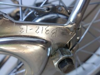 1981 FIRST YEAR MADE Vintage DAHON CALIFORNIA Stainless Steel 3 sp.  folding Bike 9