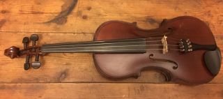 Rare Antique Zimmermann German Violin In Case Circa 1890 - 1920’s 3