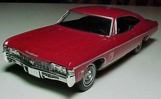 Vintage Modelhaus 1968 Chevrolet Impala 427 Ss Fastback Pro - Built Scaled In 1/25