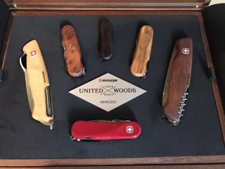 Wenger United Woods Limited Edition Knife Set 674/2013 Rare