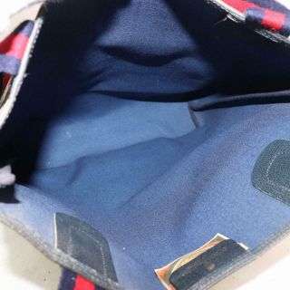 Authentic Vintage Gucci Tote Bag Dark Blue PVC 377933 7