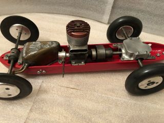 Duromatic McCoy Invader 1950’s Tether Car Rare Piece 4