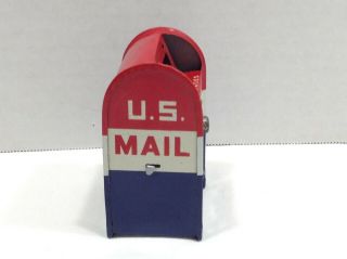 Vintage Tin U.  S.  Mail Box Toy - - - Made in Japan 5