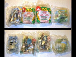 Vintage 1990s McDonalds/Wendy ' s/Burger King Toys Jetsons/Yogi/Disney/Alf 5