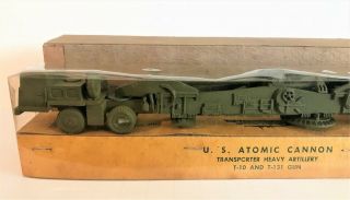 Rare Vintage Ww Ii U.  S.  Atomic Cannon Authenticast T - 10 & T - 131