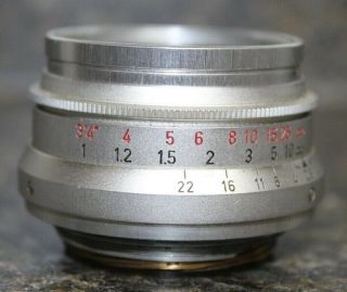 RARE Leica SUMMARON 1:2.  8/35mm Rangefinder Lens In Screw Mount 5
