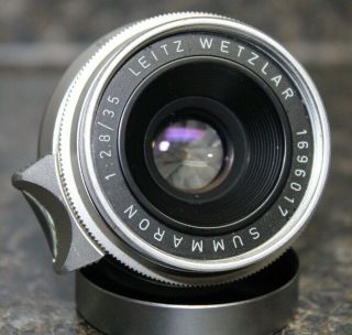 RARE Leica SUMMARON 1:2.  8/35mm Rangefinder Lens In Screw Mount 7