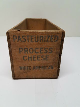 Vintage Fairmont’s 5 pound Pastuerized Wood Cheese Box 5