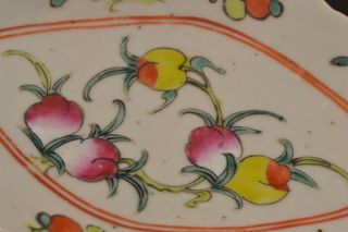 Antique 19th Century Chinese Export Footed Fruit Dish ND3567 4