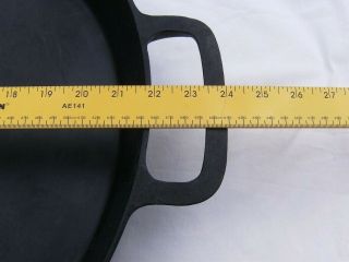 Rare Griswold Size 20 Cast Iron Skillet 728 Erie,  PA 2