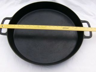 Rare Griswold Size 20 Cast Iron Skillet 728 Erie,  PA 3