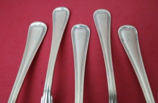 5 GORHAM 1904 OLD FRENCH Sterling Silver Teaspoons Spoon 5 7/8 