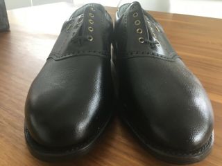 VINTAGE Footjoy Classics mens black 12D leather golf shoes style 51011 5