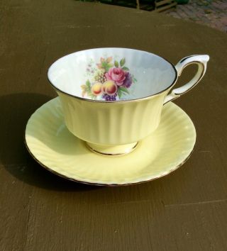 Vintage Royal Standard Bone China England - - Tea Cup & Saucer Floral Design