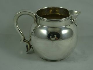 Quality Solid Silver Milk Jug,  1933,  212gm - Edward Barnard
