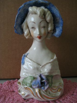 Vintage Cordey Corday Porcelain Victorian Lady Figurine 5015