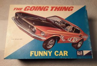 1969 Boss 429 Mustang " Going Thing " Ford Drag Team Nitro Funny Car Model Kit