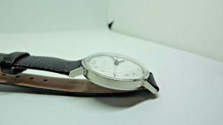 Vintage Zenith Midsize Breguet numerals cal 2542 watch c.  1960s 4
