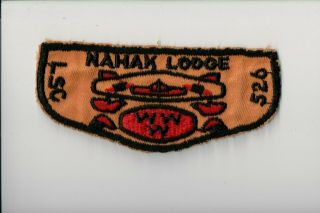 Vintage Lodge 526 Nahak F2 Lsc On Left - Cut Edge Patch [cm0556]