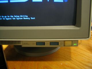 IBM Personal System/2 Color Display CRT Monitor Model 8515 001 VGA Vintage PS/2 2