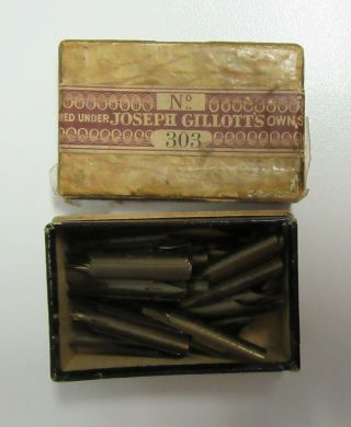 Vintage Antique Box Joseph Gillott 