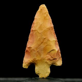 Ancient Neolithic Jasper Arrowhead - 37.  4 Mm Long - Sahara