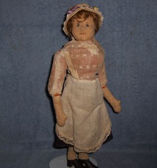 ANTIQUE STEIFF Felt Cloth Character Doll Family 14 