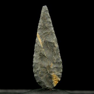 Ancient Neolithic Jasper Arrowhead - 37.  3 Mm Long - Sahara