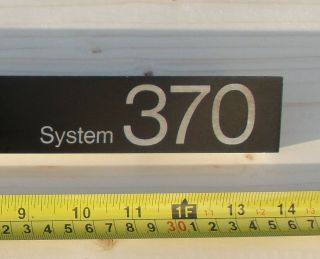 Vintage Ibm System 370 Mainframe Massive Header Banner Masthead Nameplate