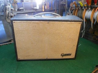 Vintage 1962 Gretsch Tube Amp 6159 Dual Bass 2X12 Jensen Tremelo Valco 35 Watts 6